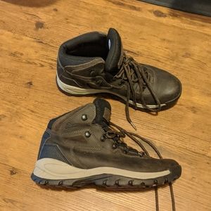 Columbia Brown Leather Waterproof Boots-size 9
